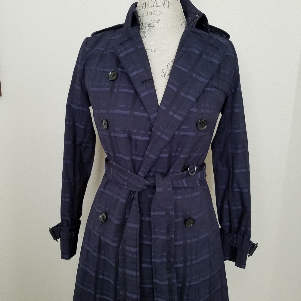 Banana Republic Navy Blue Classic Trench Coat